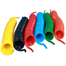 Colored Polyurethane PU Spiral Pneumatic Coiled Air Hose